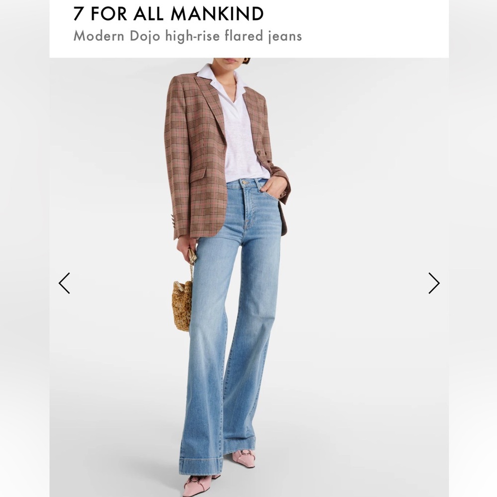 Seven Jeans Dojo Tailorless Wide Leg Trouser Jeans - Picture 4 of 15